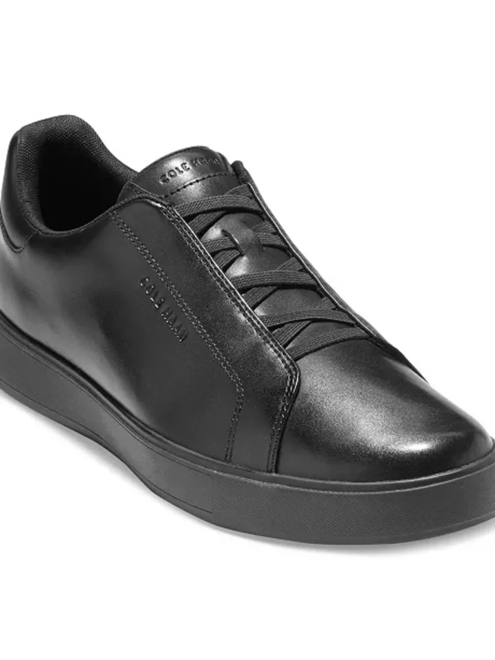 Cole Haan GrandPro Luxe Leather Slip On Sneakers Black Men's Size 10